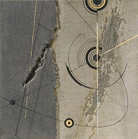 Walter Valentini - SOTHIS IV, 2006, tecnica mista su tavola, 60x60 cm