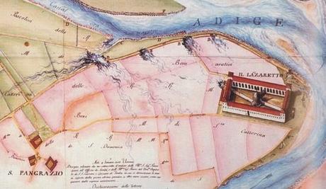 Stampa a colori del Lazzaretto fine 1700 stampa a colori del lazzaretto fine 1700 Giornata della Memoria al Lazzaretto