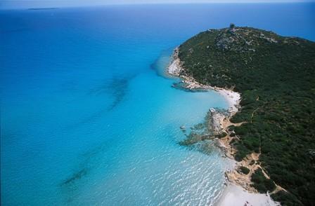 Porto Giunco, in Sardegna