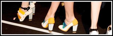 Object of desire: Fendi geometric shoes.