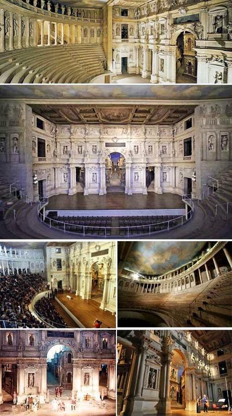 Teatro Olimpico di Vicenza progettato dal Palladio