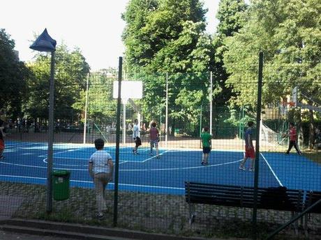 Grazie a Sky inaugurato un nuovo campo di streetball a Milano