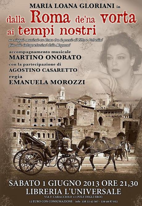 Il primo giugno va in scena “Roma de nà vorta” ! roma de na vorta