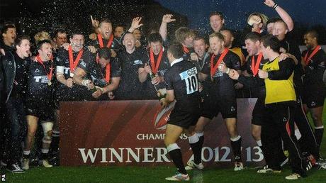 Newcastle celebrate promotion