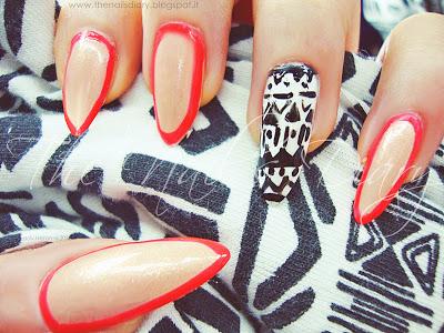 Outfit of the day + nail art inspired: Tribal