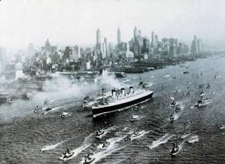 Cunard: Queen Mary 2 ricorda, 77 anni dopo, il Maiden Call di Queen Mary a New York