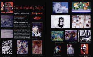 Doppia pagina su Over Art doppia pagina