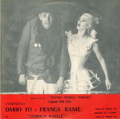 Compagnia DARIO FO e FRANCA RAME - dallo spettacolo COMICA FINALE (Quando sarai povero sarai re/I tre bravi) stagione 1958-59