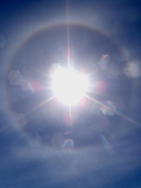 Il fenomeno del Parhelion o Sun Dog