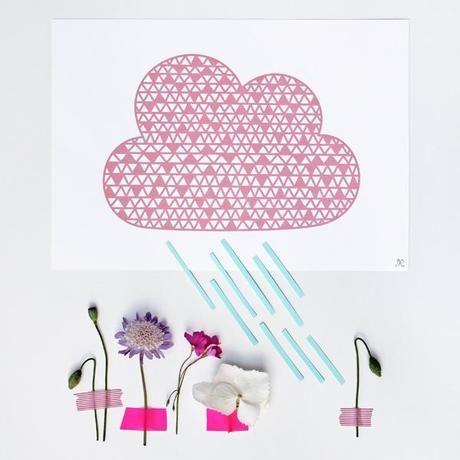 Happy Cloud Artprint Happy Cloud Artprint