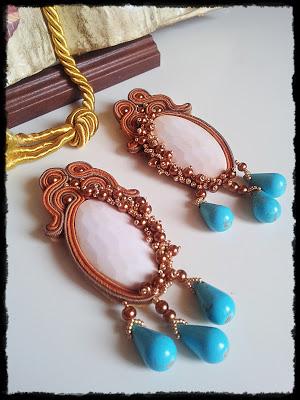 Soutache: Orecchini Baroque