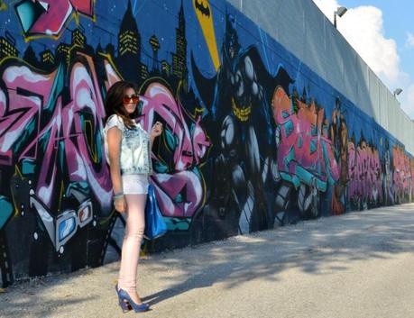 A flash of pink A flash of pink