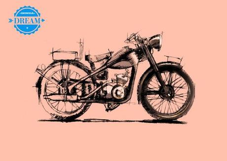 Motorcycle Art - The Honda Legacy