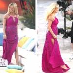 Michelle Hunziker in splendida forma con un meraviglioso abito griffato Roberto Cavalli