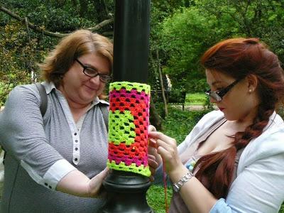 WWKIPD ed Urban Knitting al Giardino Pubblico