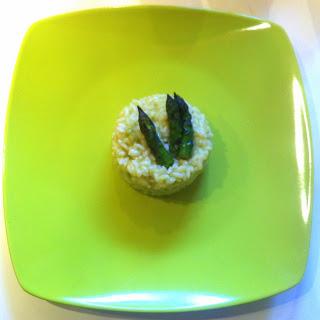 Ricetta del risotto agli asparagi verdi con riso Carnaroli