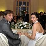 Antonio Conte con la moglie Elisabetta