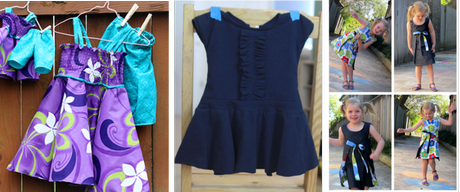 Roundup: 15 FREE Girl's Dresses Tutorials - 15 tutorial per Vestiti da Bimba GRATIS