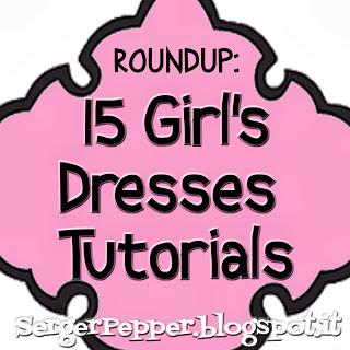 Roundup: 15 FREE Girl's Dresses Tutorials - 15 tutorial per Vestiti da Bimba GRATIS
