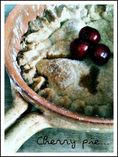 CROSTATA COPERTA DI CILIEGIE AL PORTO (Cherry pie flavored with Porto)