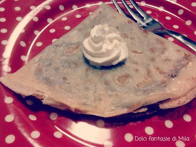 Crepes con crema di nocciole Crepes con crema di nocciole