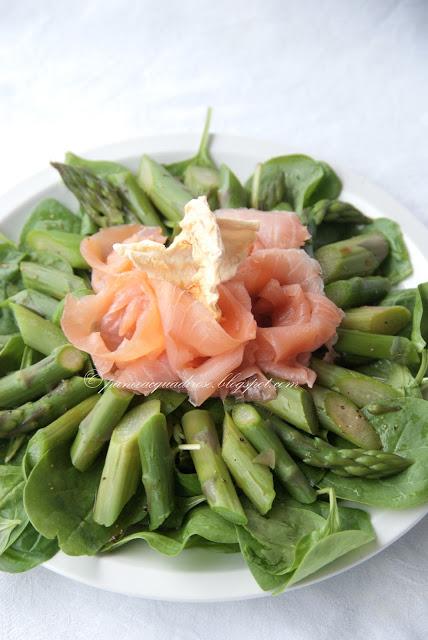 Insalata con salmone e mele (Salmon and apples salad)