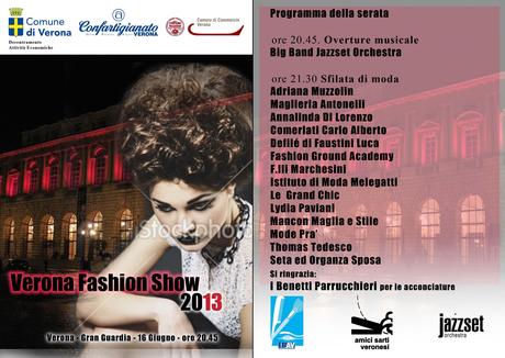  Verona Fashion Show stasera in Gran Guardia