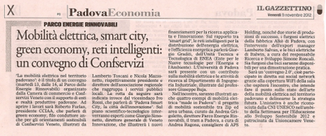 2012 11 09 Il Gazzettino Padova