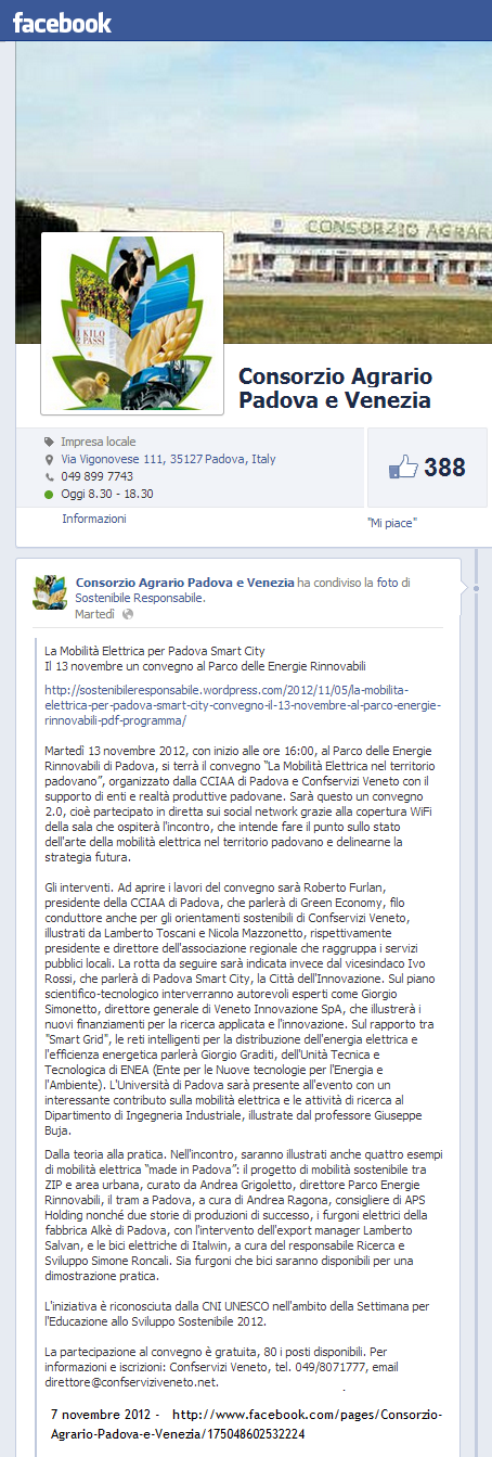 2012 11 07 facebook consorzio agrario pd ve