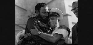 Yuri Gagarin con Fidel Castro
