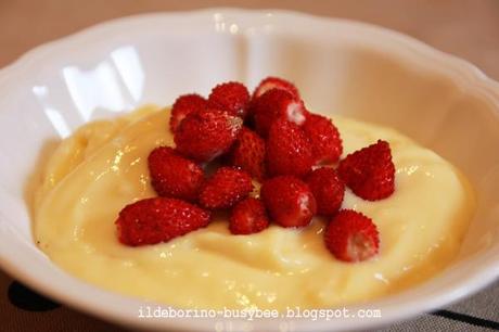 Tanta Dolcezza per Tutti - Crema Pasticcera Senza Glutine con Fragoline di Bosco or Gluten Free Crème Pâtissière with Wild Strawberries