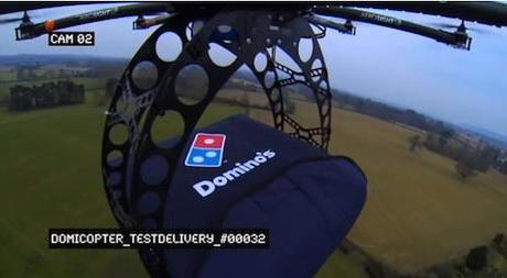 La pizza la consegna il Drone.