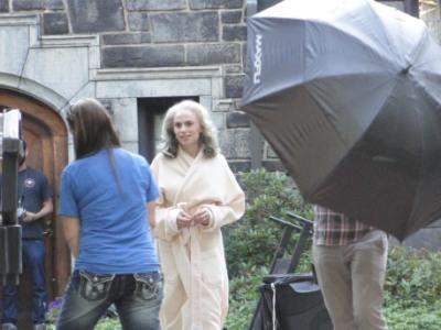 Peggy Carter sul set di Captain America: The Winter Soldier