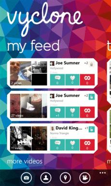 Applicazione basata sul video sharing: Vyclone! Applicazione basata sul video sharing: Vyclone!