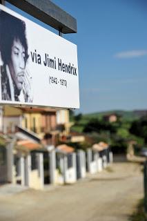Jimi Hendrix in giro per l'Italia