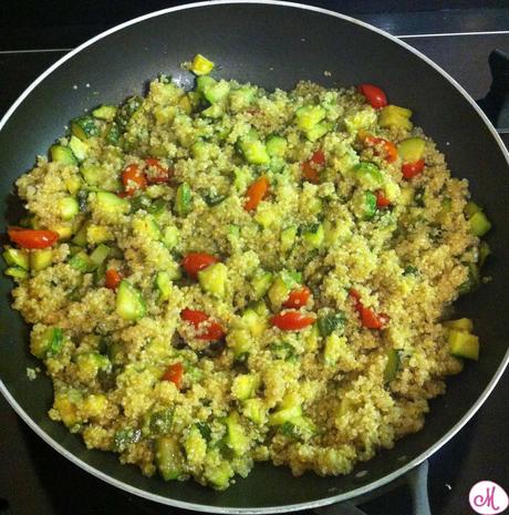 QUINOA ZUCCHINE E POMODORINI