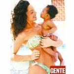 Raffaella Fico: prime foto in bikini insieme alla figlia Pia