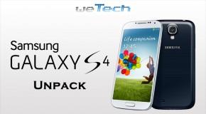 Samsung Galaxy S4 - Unpack - Logo