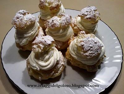 RICETTE DOLCI ... CAVOLINI CON PANNA MONTATA ... RICETTE DOLCI ... CAVOLINI CON PANNA MONTATA ...