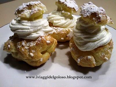 RICETTE DOLCI ... CAVOLINI CON PANNA MONTATA ... RICETTE DOLCI ... CAVOLINI CON PANNA MONTATA ...