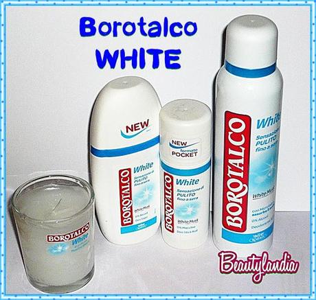 BOROTALCO WHITE, la nuova linea di deodoranti al Muschio Bianco firmati Borotalco