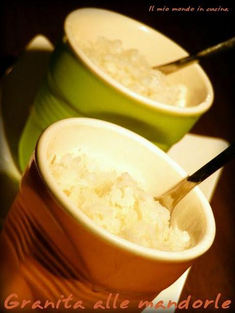 GRANITA alle MANDORLE