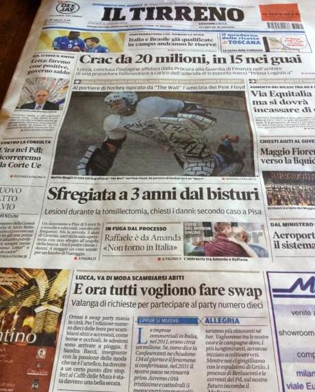 Vintage Swap Party: reportage smilingischic, fashion blog, Tirreno, articolo sugli Swap