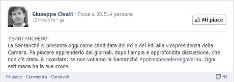 Il PD eleggerà Daniela Santanchè alla vicepresidenza della Camera?