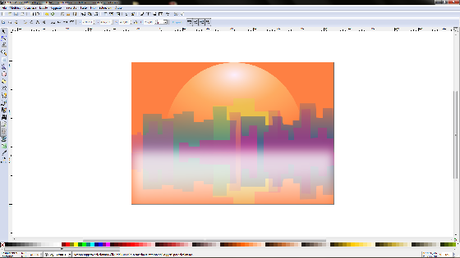 Il risultato finale in Inkscape Il risultato finale in Inkscape