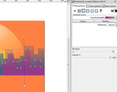 Editiamo il gradiente Editiamo il gradiente