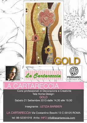 Settembre 2013 : Masterclass di Letizia Barbieri a Roma