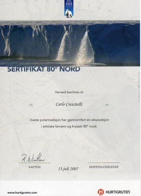 Certificato Svalbard, Norvegia