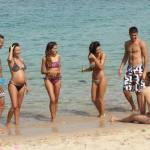 Peluso, Marchetti, Sorrentino e Tiribocchi in Costa Smeralda con le loro “wags”