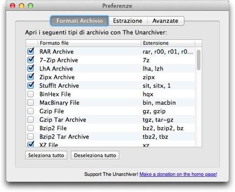 Disponibile The Unarchiver 3.8 The-Unarchivier